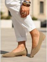 Baleriny damskie w khaki model 22014022 - FashionStreet