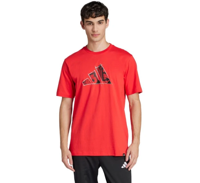 Pánské tričko Logo Graphic červené model 21396546 pánské - ADIDAS Pánské tričko Logo Graphic červené model 21396546 pánské - ADIDAS