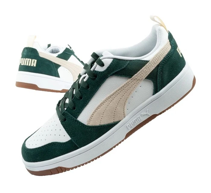 Sportovní obuv Puma pánské tenisky Rebound v6 fashionable comfortable white green Sportovní obuv Puma pánské tenisky Rebound v6 fashionable comfortable white green