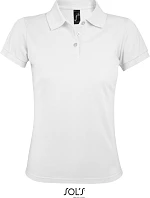 SOL'S Prime Women Dámské piqué polo z těžké bavlny 25.0573 white