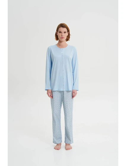 Pyžamo s knoflíkovou légou model 18938253 - Vamp
