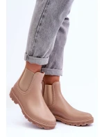 Dámské gumáky Bežové model 21628806 - Boto Dámské gumáky Bežové model 21628806 - Boto
