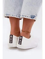 Dámské tenisky Sneakers z eko kůže Big Star TT274960 bílé Dámské tenisky Sneakers z eko kůže Big Star TT274960 bílé