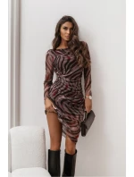 Denní šaty Lush-Pink zebra - LaBalancia