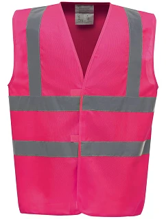 HVW 100 HiVis bezpečnostní vesta model 22502144 pink - Yoko