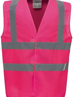 Yoko HVW 100 Hi-Vis bezpečnostní vesta 79.W100 pink
