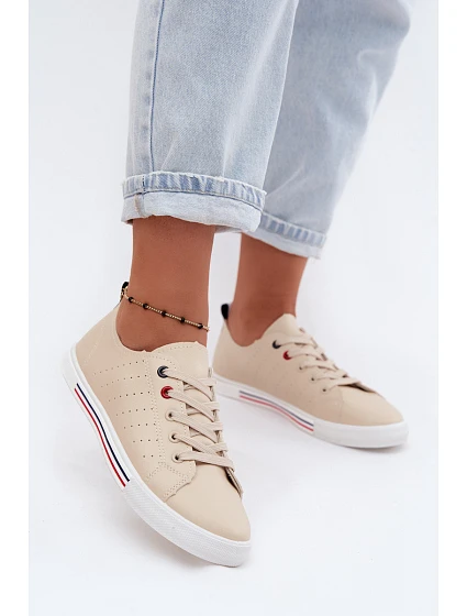 Dámské Tenisky Z Kůže Béžové model 22149517 - Boto