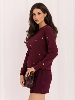 Sweter IR SW model 22400719 bordowy - FPrice