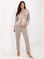 Komplet IT KMPL model 21747096 ciemny bezowy - FPrice Komplet IT KMPL model 21747096 ciemny bezowy - FPrice