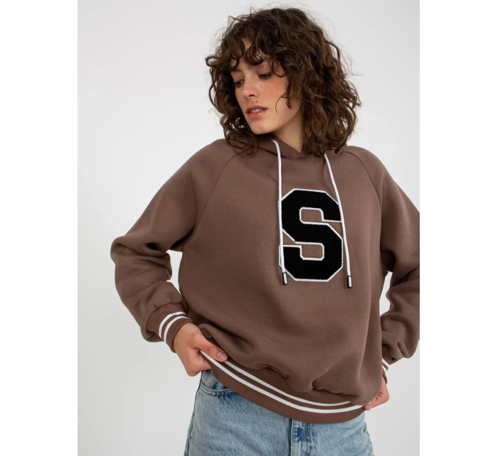 Mikina RV BL 8372.04P hnědá