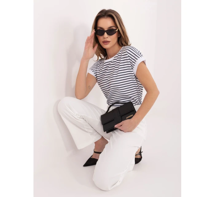 T shirt RV TS model 22020731 biało granatowy - FPrice