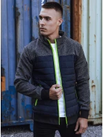 Pánská přechodná bunda prošívaná tmavě modrá FashionStreet TX4856