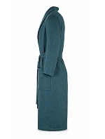 Dámský vaflový župan Vestis Saimaa Teal Dámský vaflový župan Vestis Saimaa Teal