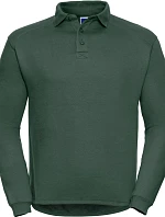 Russell Athletic 012M Pracovní mikina s límečkem 12.012M bottle green