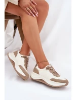 Dámské Semišové Tenisky Na Platformě Big Star RR274A344 HI-POLY SYSTEM Béžové Dámské Semišové Tenisky Na Platformě Big Star RR274A344 HI-POLY SYSTEM Béžové