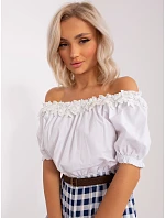 Šaty LK SK 506358.21P bílé a tmavě modré