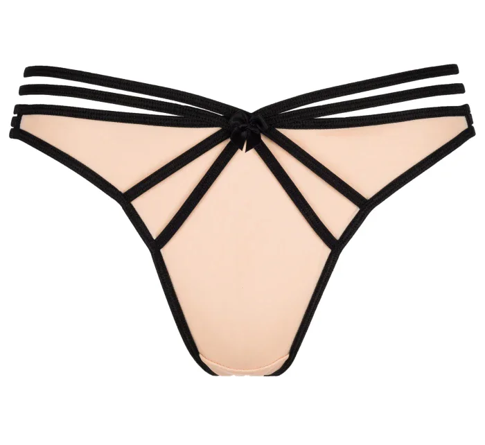 Tanga Mistral V-7008 béžovo-černá - Axami