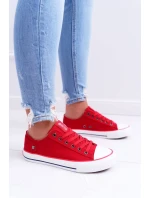 Dámské klasické tenisky Big Star - červené Dámské klasické tenisky Big Star - červené