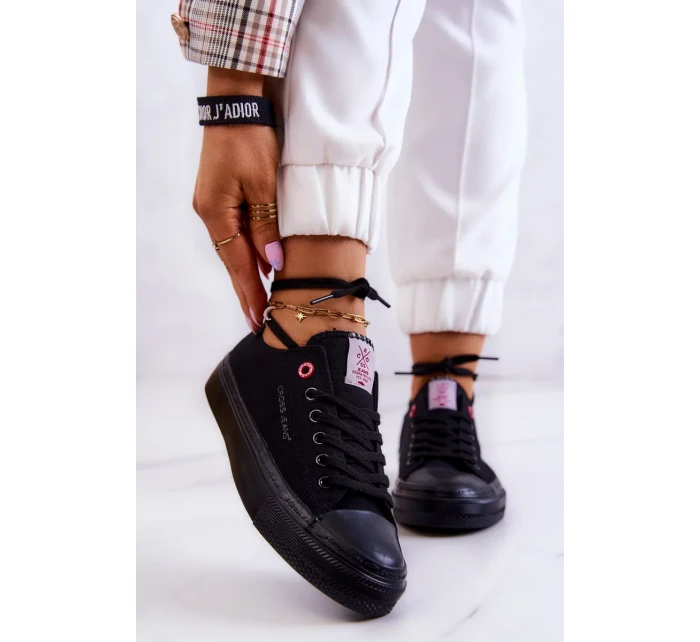Klasické tenisky Cross Jeans JJ2R4019C černá
