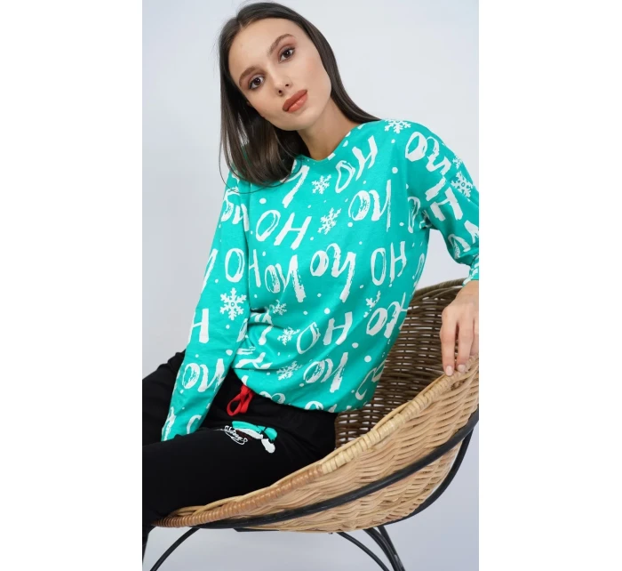 Dámské pyžamo dlouhé Santa