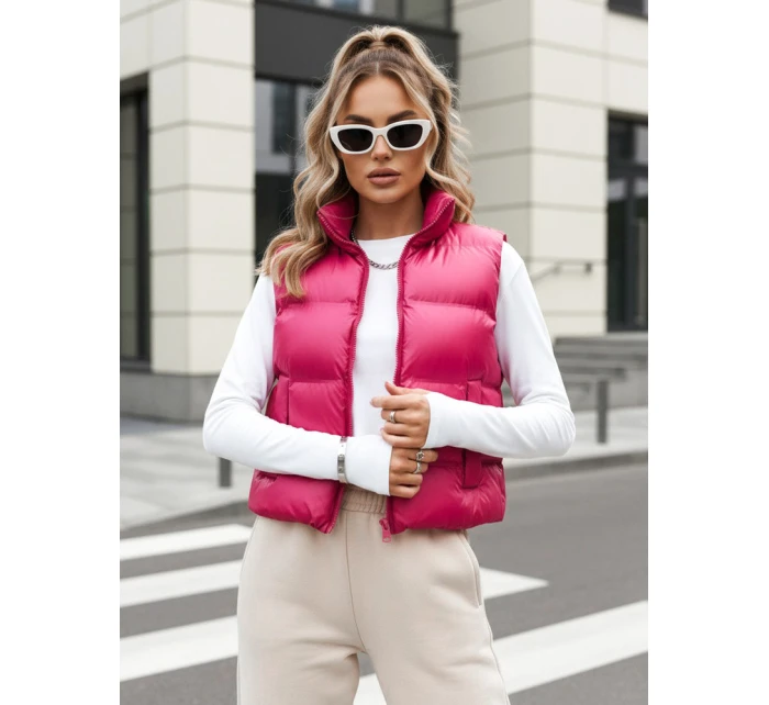 Dámská sportovní vesta RASBERRY BUSH fuchsia FashionStreet TY3808 Dámská sportovní vesta RASBERRY BUSH fuchsia FashionStreet TY3808