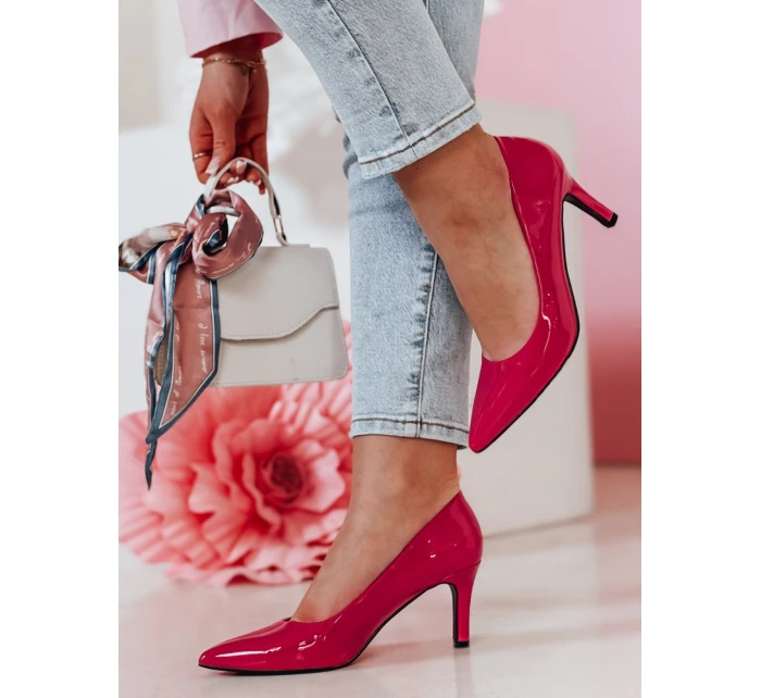 Dámské jehlové podpatky STILETTU fuchsiová FashionStreet ZY0738 Dámské jehlové podpatky STILETTU fuchsiová FashionStreet ZY0738
