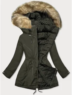 DWUSTRONNA KURTKA DAMSKA ZIELONA model 21242493 - MHM