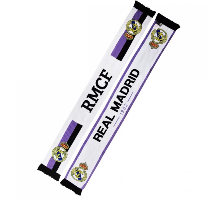 Šála Realu Madrid Oboustranná pletená šála model 20873272 - Inny Šála Realu Madrid Oboustranná pletená šála model 20873272 - Inny