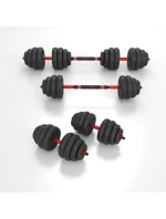 HMS SGN140 sada závaží 6v1 (činka, činky a kettlebell) 40 kg HMS SGN140 sada závaží 6v1 (činka, činky a kettlebell) 40 kg