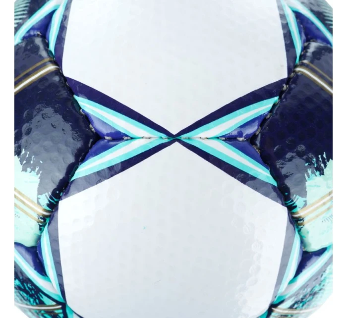 Vybrat Brillant Super 5 fotbalový míč bílý, tmavě modrý a zelený 19215 Vybrat Brillant Super 5 fotbalový míč bílý, tmavě modrý a zelený 19215