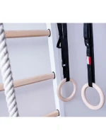 GYMNASTICKÁ TYČ GYNASTICKÁ RUKOJEŤ DĚTSKÉ PŘÍSLUŠENSTVÍ BÍLÁ MATERIÁLNÍ LAVIČKA 413 dětské