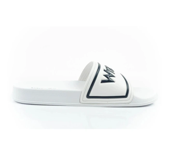 Pánské pohodlné sportovní žabky Wrangler Averell Slider white Pánské pohodlné sportovní žabky Wrangler Averell Slider white