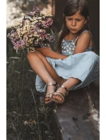 Dětské sandály s popruhy Růžové zlato Isla Dětské sandály s popruhy Růžové zlato Isla