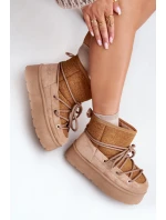 Sněhule S Na Platformě Hnědé model 21676659 - Boto Sněhule S Na Platformě Hnědé model 21676659 - Boto