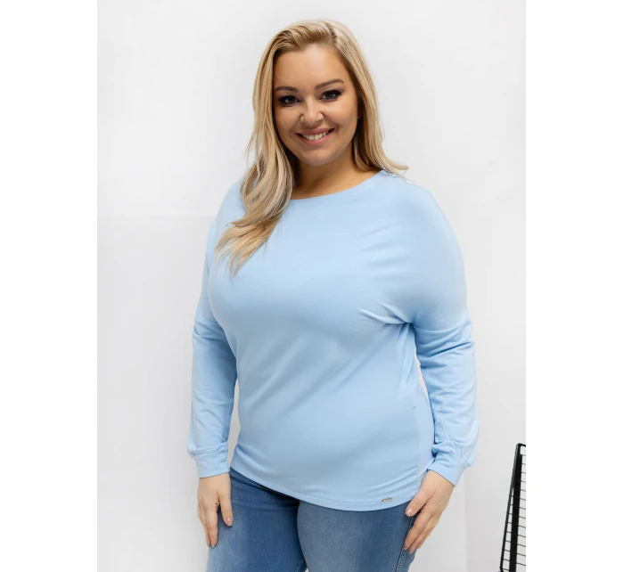 Bluzka RV BZ A model 21820130 jasny niebieski - FPrice