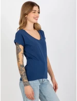 Tričko VI TS model 17929380 tmavě modrá - FPrice Tričko VI TS model 17929380 tmavě modrá - FPrice