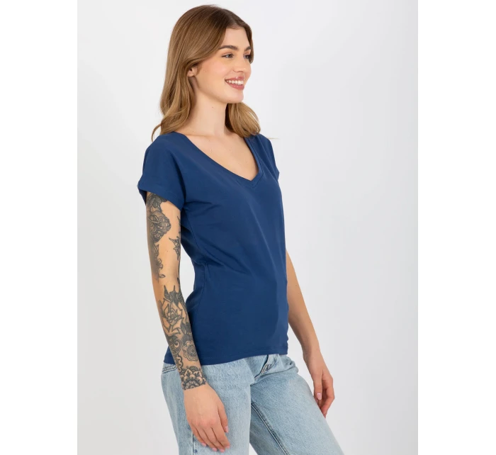 Tričko VI TS model 17929380 tmavě modrá - FPrice Tričko VI TS model 17929380 tmavě modrá - FPrice
