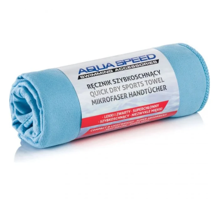 Aqua-speed Dry Flat 200g ručník 50x100 světle modrý 02/155