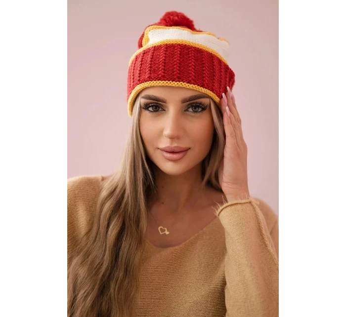 Dámská čepice Kinga K297 model 18751279 - K-Fashion Dámská čepice Kinga K297 model 18751279 - K-Fashion