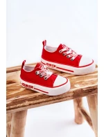 Dětské látkové tenisky BIG STAR model 21594696 červená - Big Star Shoes Dětské látkové tenisky BIG STAR model 21594696 červená - Big Star Shoes