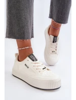 Dámské tenisky na platformě Big Star model 21654856 Bílé - Big Star Shoes Dámské tenisky na platformě Big Star model 21654856 Bílé - Big Star Shoes