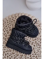 Dětské Zimní Boty S Kožíškem Černé model 21680341 - Boto