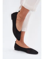 Baleríny z se zapínáním na černé model 21702975 - Boto