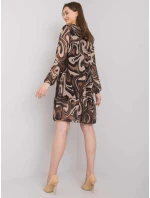 Šaty DHJ SK 3897.54P černá a béžová Šaty DHJ SK 3897.54P černá a béžová