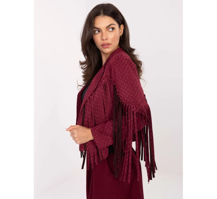 Kurtka IT KR model 21469885 bordowy - FPrice Kurtka IT KR model 21469885 bordowy - FPrice