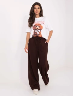 Spodnie dresowe RV DR model 21378714 ciemny brązowy - FPrice