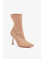 Boty na podpatku model 204699 Step in style Boty na podpatku model 204699 Step in style