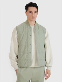 Pánské tričko bez rukávů 4F 4FWSS25TVJAM210-44S