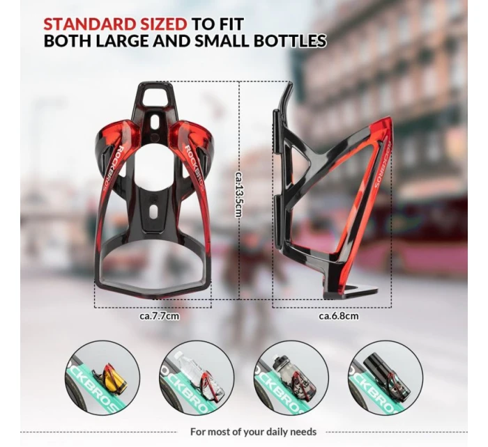 Bidonový koš Rockbros model FK338 černý