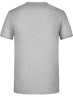 Daiber 8002 Pánské tričko z bio bavlny 02.8002 grey heather Daiber 8002 Pánské tričko z bio bavlny 02.8002 grey heather